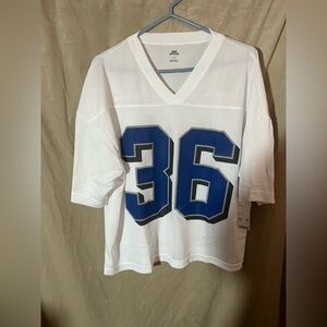 Urban Outfitters White Mesh Jersey